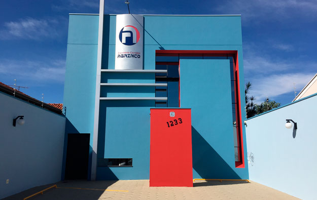 Fachada do escritório da AGRINCO em Jaú/SP